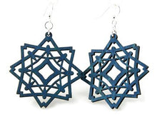 Load image into Gallery viewer, Diamond Snowflake Earrings # 1233