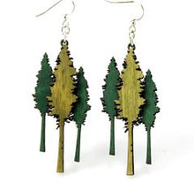Load image into Gallery viewer, Redwood Tree Earrings # 1282