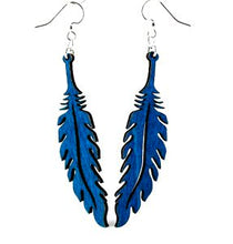 Load image into Gallery viewer, Feather Earrings # 1287