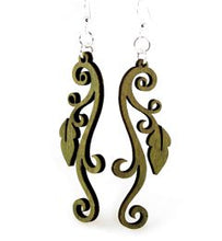 Load image into Gallery viewer, Leaves on Vine Earrings # 1324