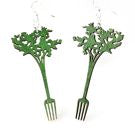 Load image into Gallery viewer, Carrot Fork Earrings # 1333