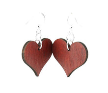 Load image into Gallery viewer, Small Solid Heart Earrings # 1338