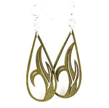 Load image into Gallery viewer, Grass Blade Drop Earrings # 1343