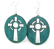 Load image into Gallery viewer, Celtic Cross Earrings # 1354