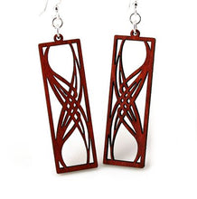 Load image into Gallery viewer, Rectangular Elegance Earrings # 1365