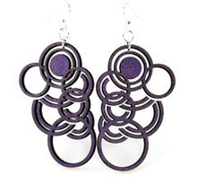 Load image into Gallery viewer, Autumn Circle Earrings # 1367