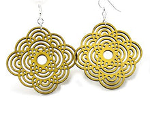 Load image into Gallery viewer, Large Diamond Half Circle Earrings # 1374