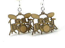 Load image into Gallery viewer, Drum Earrings # 1389