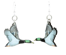Load image into Gallery viewer, Mallard Duck Earrings # 1397