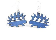 Load image into Gallery viewer, Libertarian Porcupine Earrings # 1461