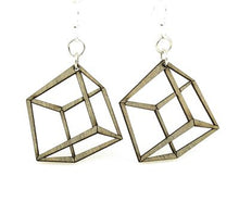 Load image into Gallery viewer, 3D Cube Earrings # 1472