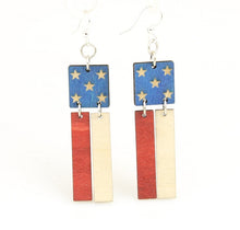 Load image into Gallery viewer, American Flag Earrings # 1473