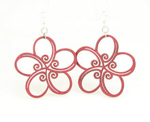 Load image into Gallery viewer, Geo Flower Earrings # 1474