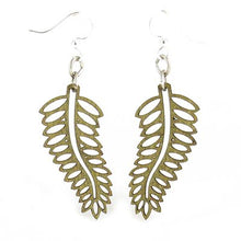 Load image into Gallery viewer, Open Fern Earrings #1486
