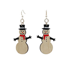 Load image into Gallery viewer, Snowman Earrings #1494