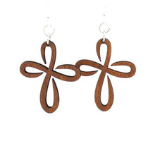 Load image into Gallery viewer, Infinity Cross Earrings #1497