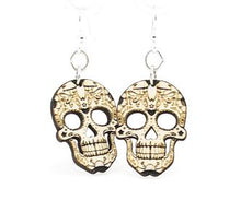 Load image into Gallery viewer, Blossom Sugar Skulls Earrings #1499