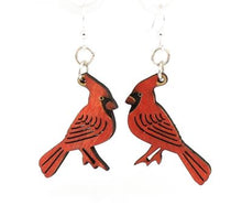 Load image into Gallery viewer, Cardinal Earrings #1503