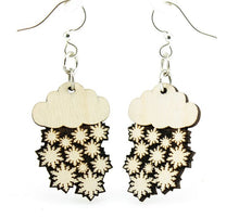 Load image into Gallery viewer, Snow Cloud Blossom Earrings # 150