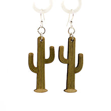 Load image into Gallery viewer, Saguaro Cactus Earrings #1582