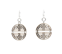 Load image into Gallery viewer, Oriental Good Luck Symbol Earrings #1664