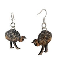 Load image into Gallery viewer, Baby Ostrich Earrings #1716