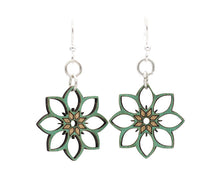 Load image into Gallery viewer, Rue Flower Blossom Earrings #181