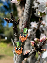 Load image into Gallery viewer, Leprechaun Stud Earrings #3101