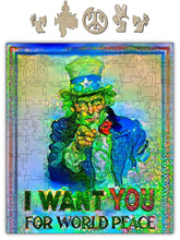 Load image into Gallery viewer, World Peace Wooden Jigsaw Puzzle #6714