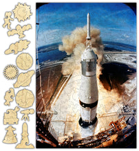 Load image into Gallery viewer, Apollo 11 Whimiscal Puzzle