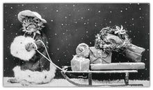 Load image into Gallery viewer, Vintage Santa Cat Puzzle