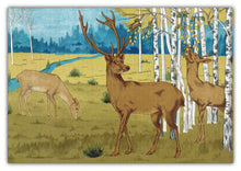 Load image into Gallery viewer, Maurice Pillard Verneuil: Deer in Art Deco Puzzle