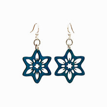 Load image into Gallery viewer, Snowflake Flower Earrings #T056