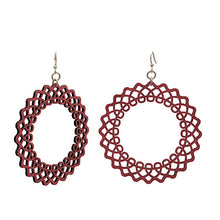 Load image into Gallery viewer, Large Wavy Earrings #T075