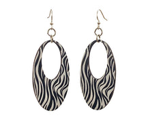 Load image into Gallery viewer, Zebra Print Earrings # T140