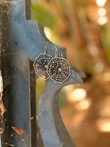 Spider Web Earrings # 1277