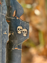 Load image into Gallery viewer, Blossom Sugar Skulls Earrings #1499
