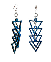 Load image into Gallery viewer, Equilateral Triangle Earrings #1555
