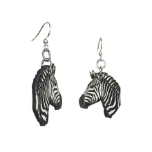 Load image into Gallery viewer, Wild Stripes Zebra Earrings #1611
