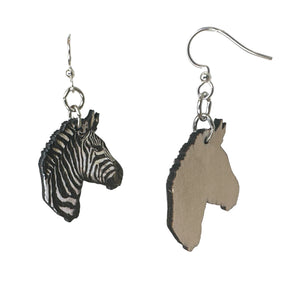 Wild Stripes Zebra Earrings #1611