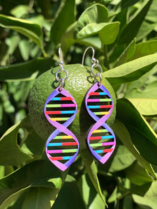 Vibrant DNA Earrings #1679