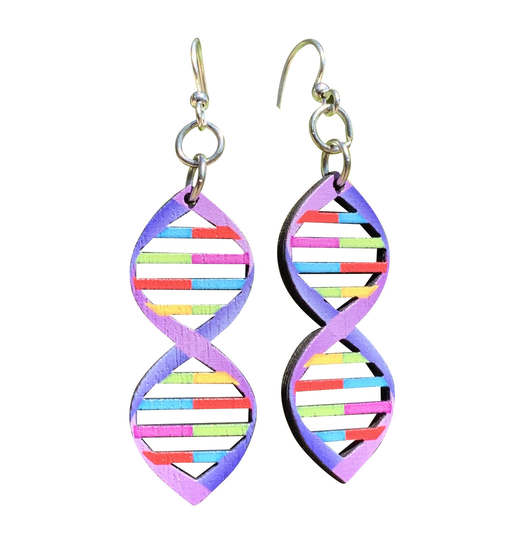 Vibrant DNA Earrings #1679