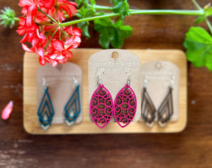 Filigree Oval Earrings # 1712