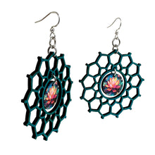 Load image into Gallery viewer, Centered Lotus Earrings #1766
