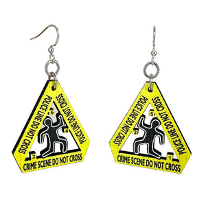 Crime Scene Earrings #1768