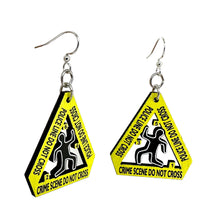 Load image into Gallery viewer, Crime Scene Earrings #1768
