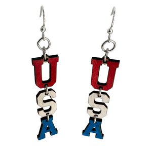 USA Earrings #1802