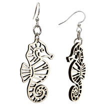 Load image into Gallery viewer, Seahorse Cut Out Earrings # 1817
