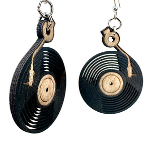 Vinyl Record Earrings #1818