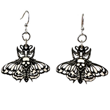 Load image into Gallery viewer, Death Moth Earrings #1823
